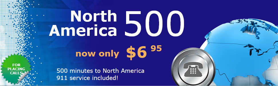 CallCentric North America 500 mins Plan