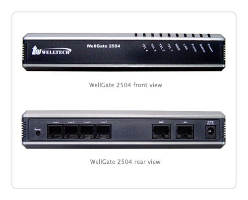 Welltech 2504 WellGate 2504 FXS Port Gateway